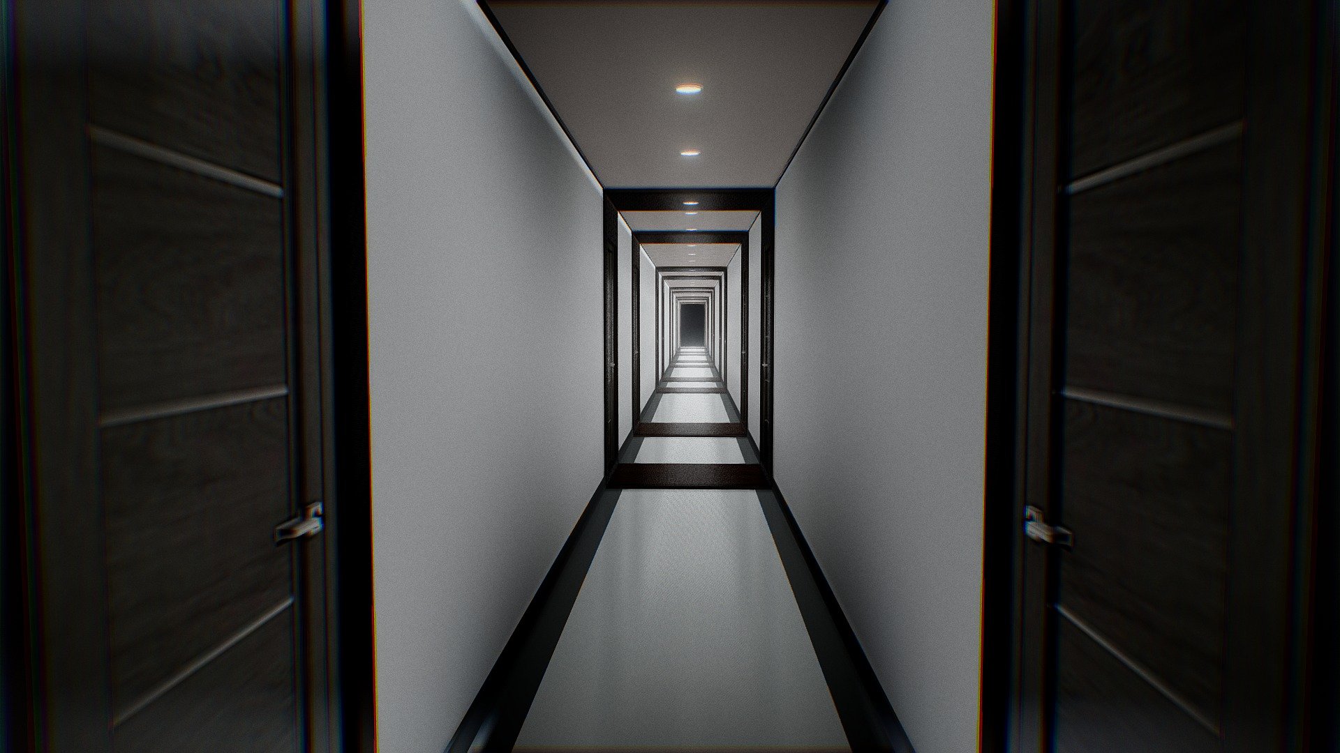 Corridor Hallway 3d model