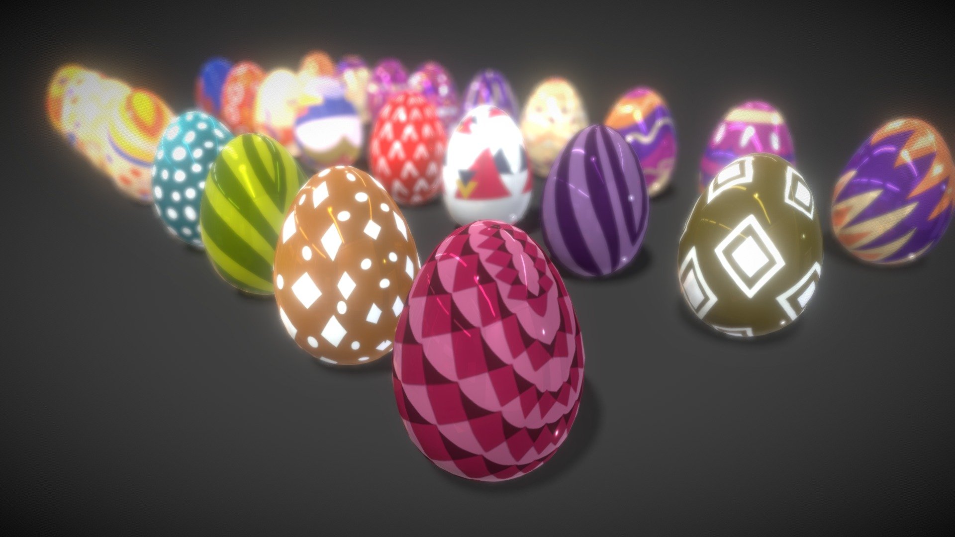 Collections Easter Eggs9 3d model