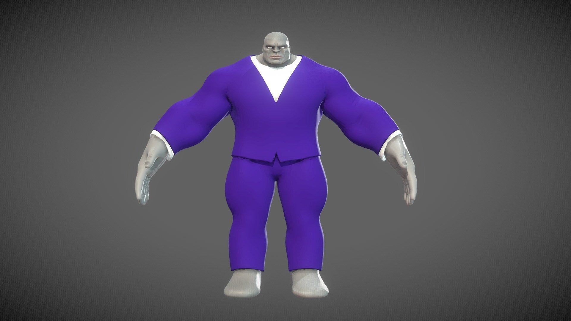 Joe Fixit (Hulk) WIP 3d model