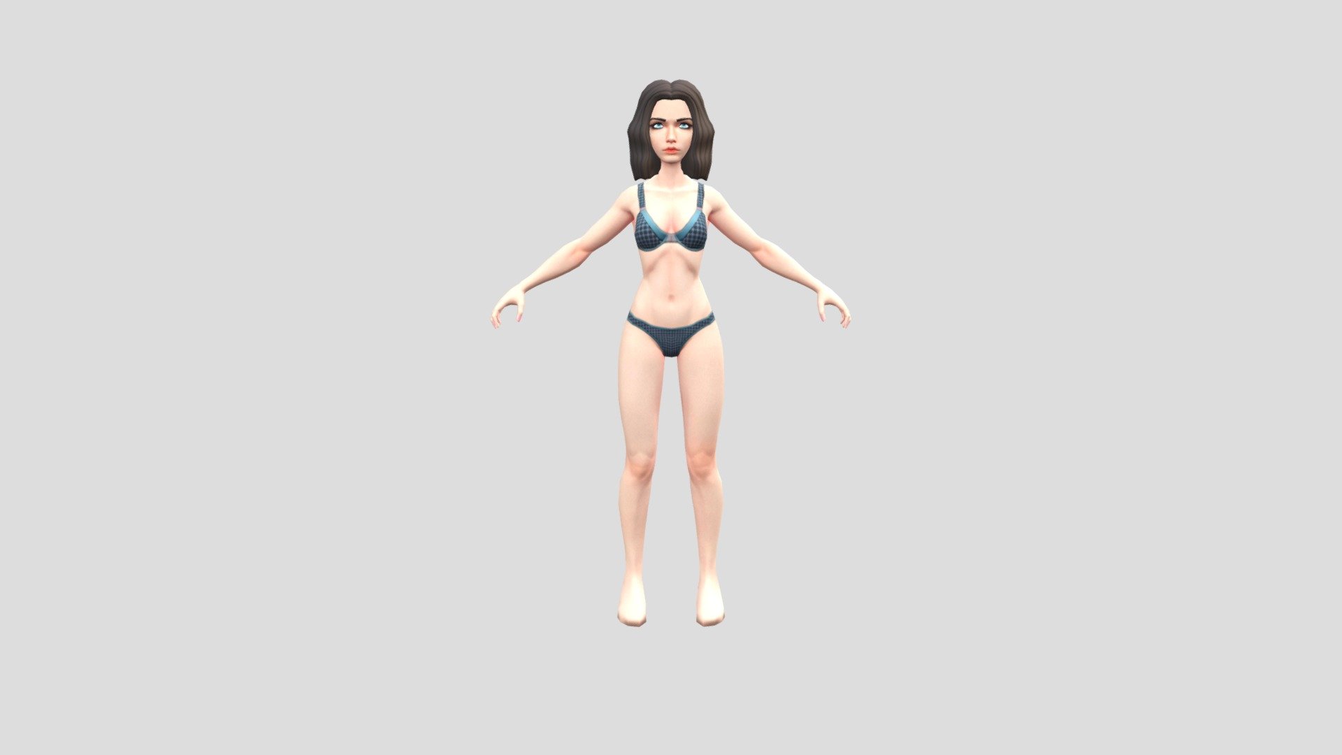 Female Character 3d model