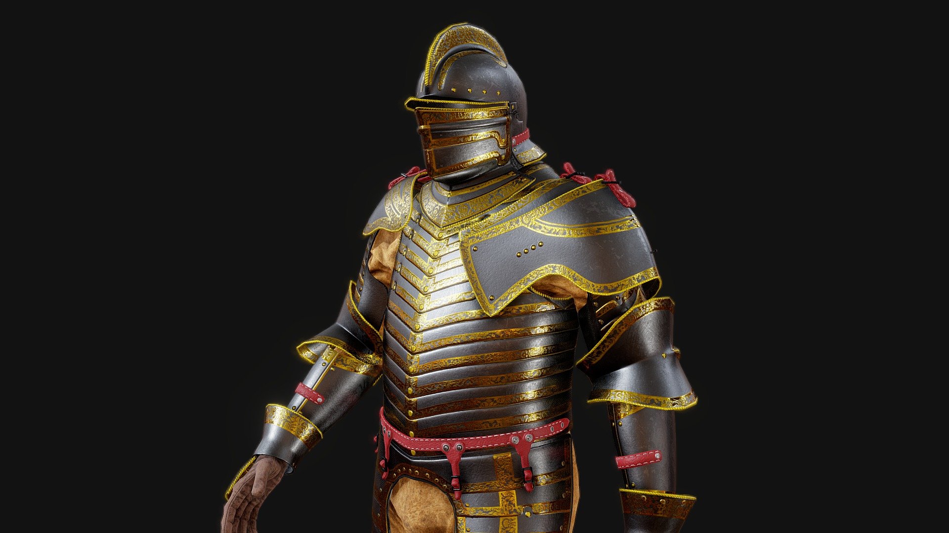 Old king armor 3d model