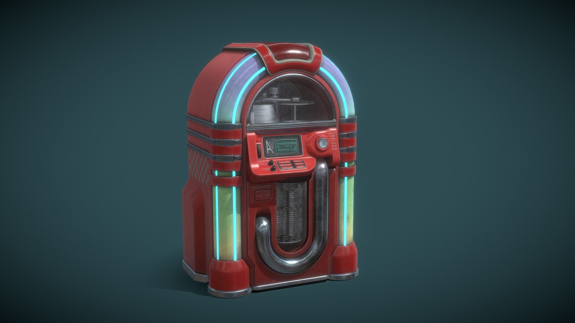 Jukebox 3d model