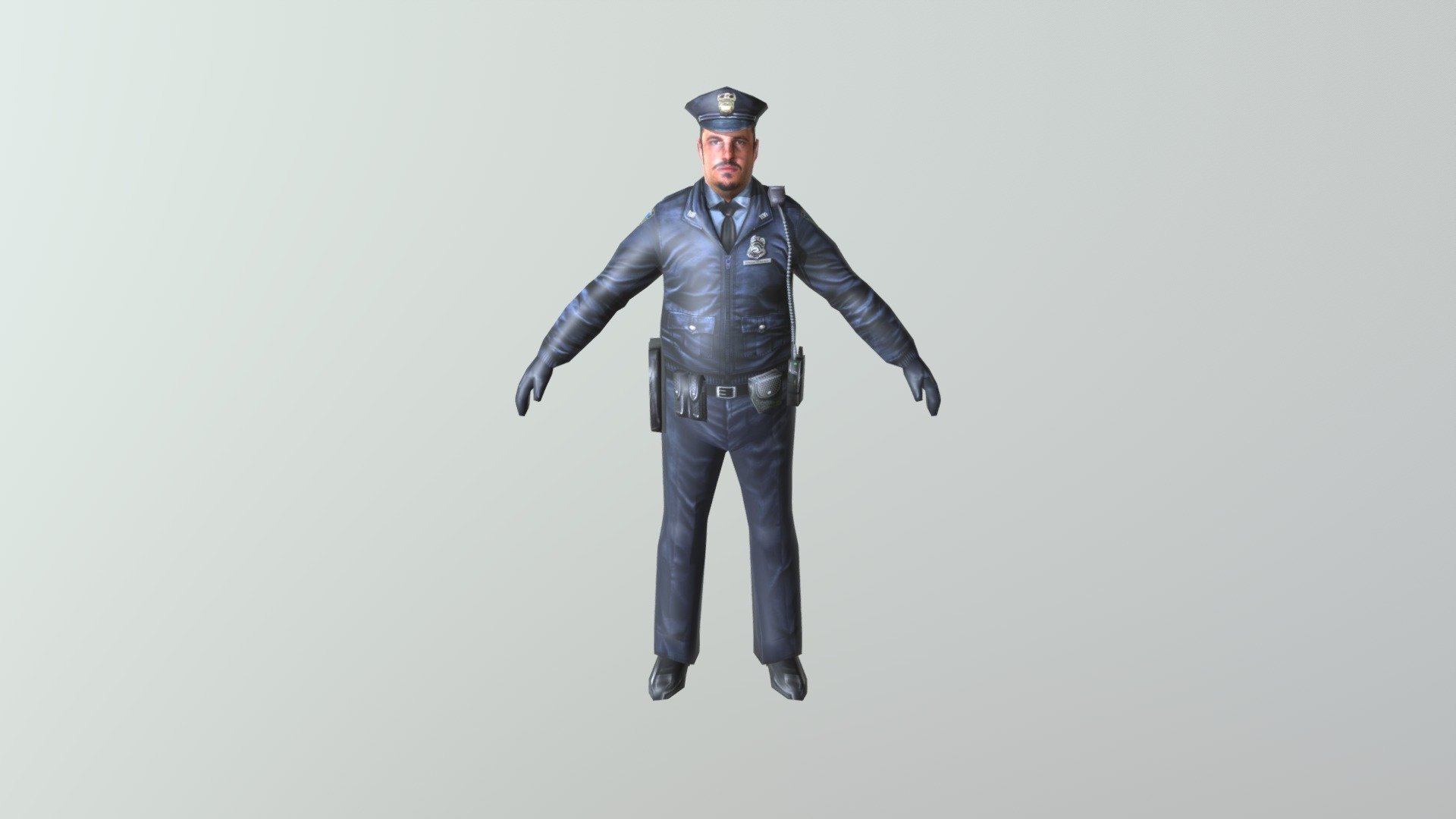 Policeman 3d model