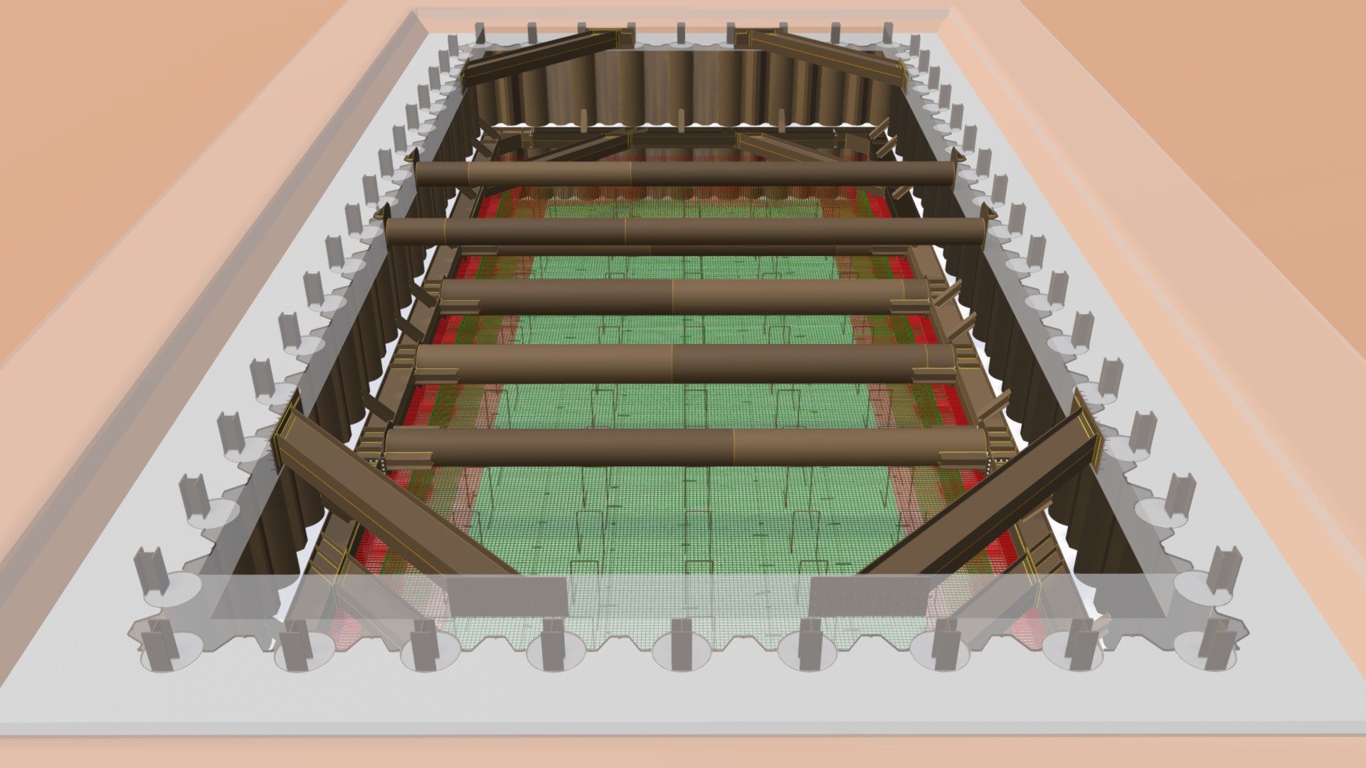 Bunker Construction Proposal 3d model