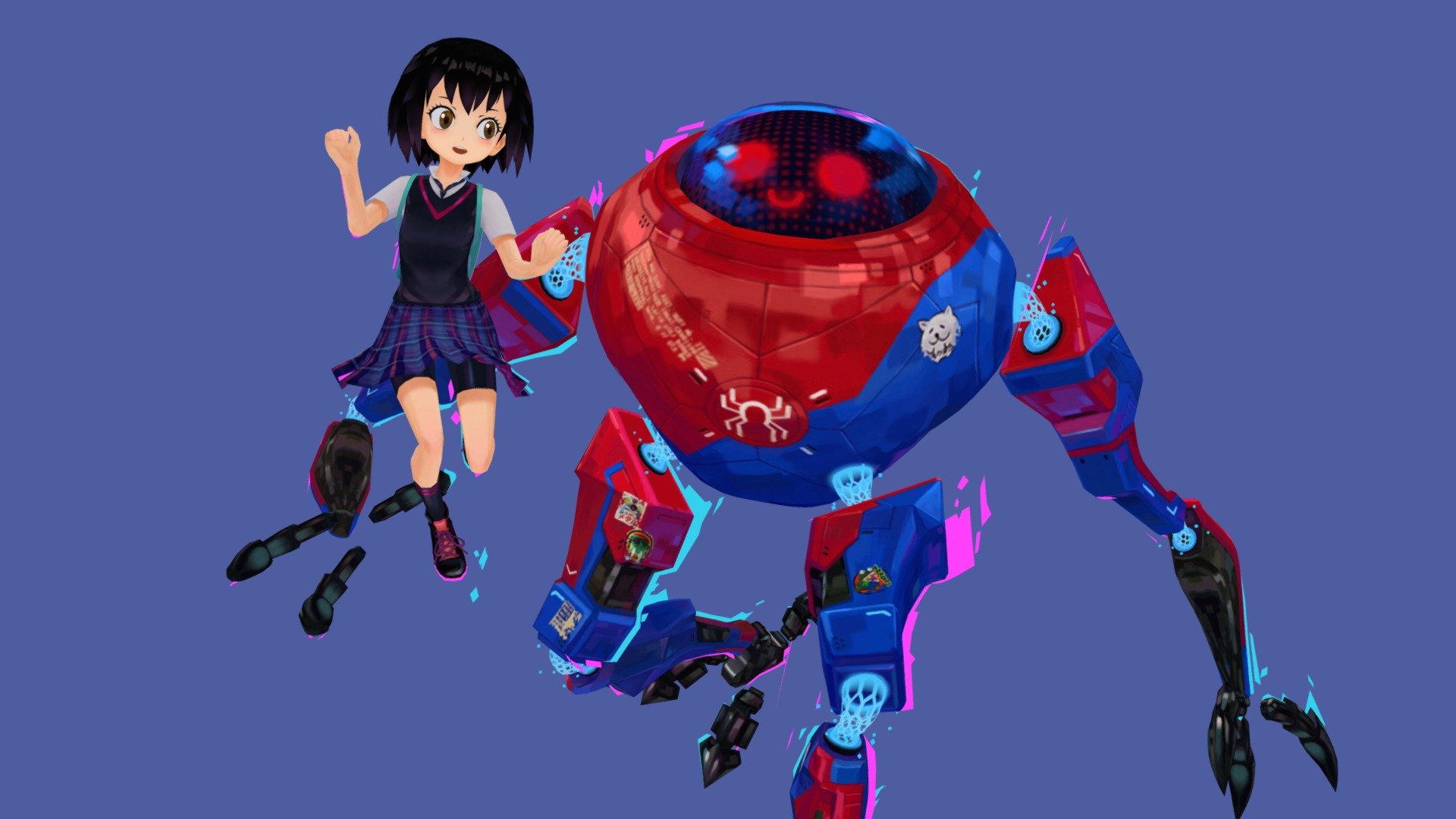 Peni Parker 3d model