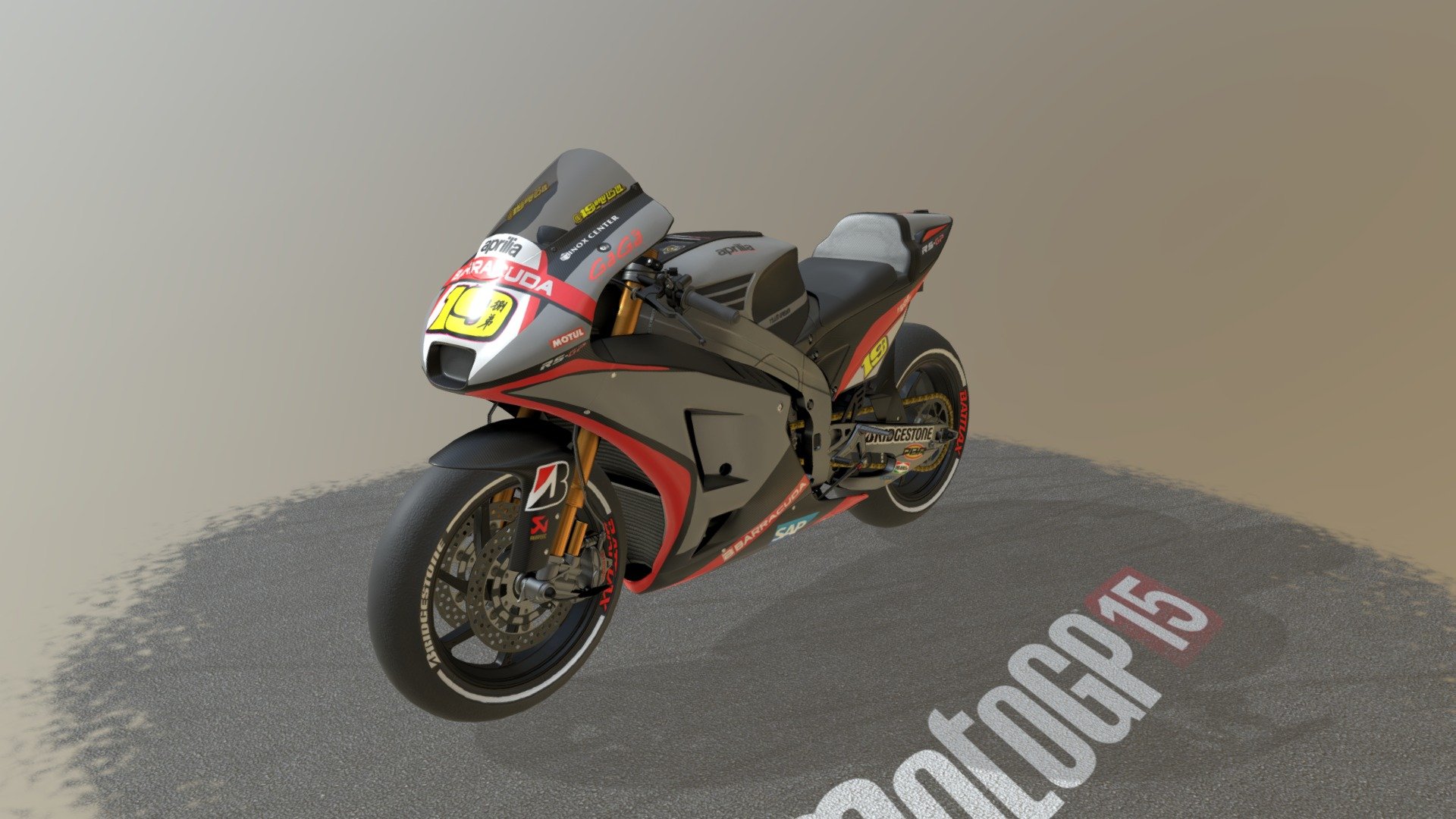 Aprilia RS-GP 3d model