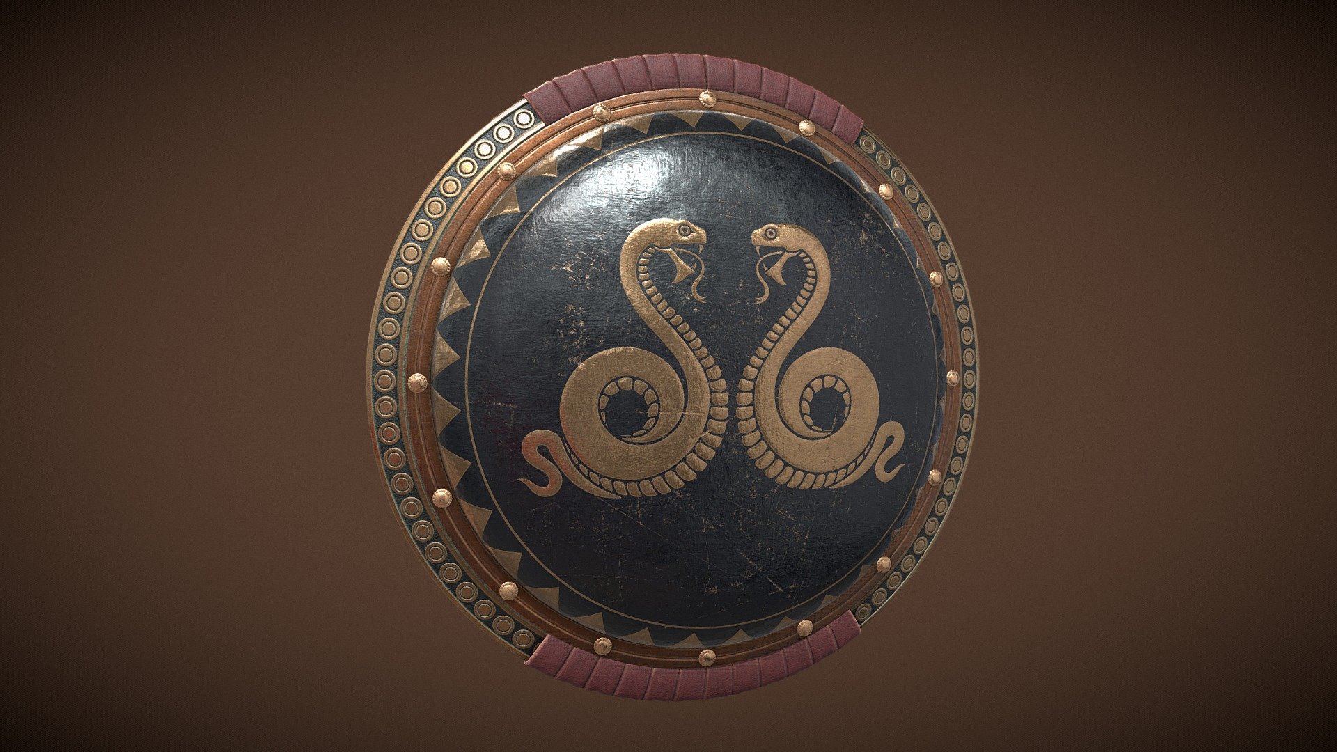 Aspis Snakes 3d model