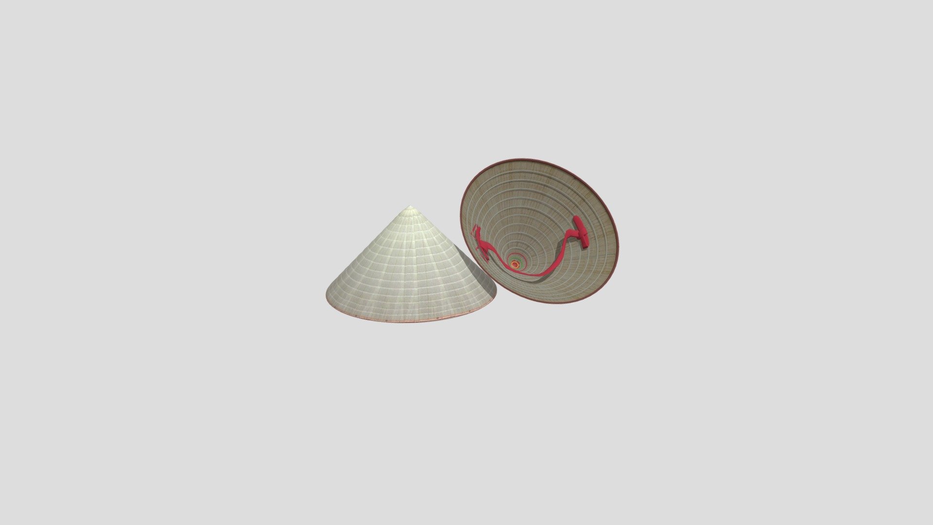 Conical hats | Nón Lá Việt Nam 3d model