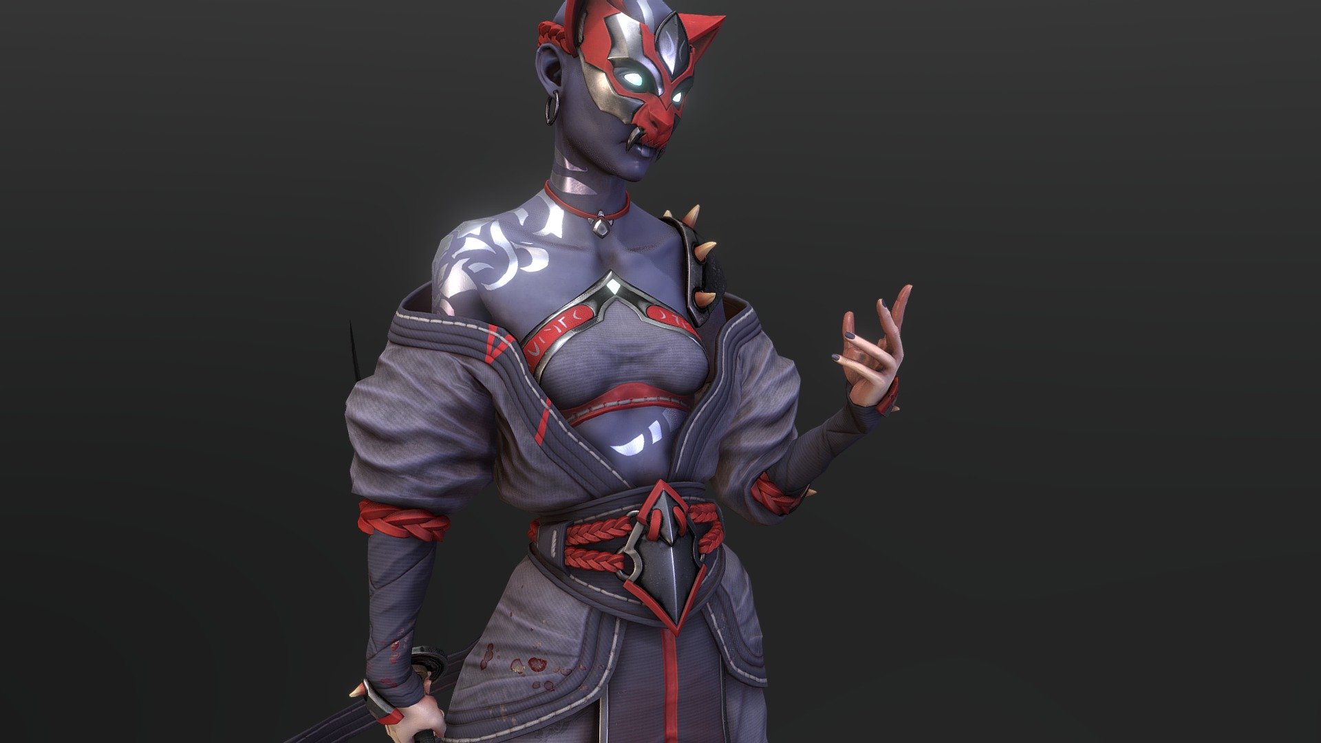 Kunoichi 3d model