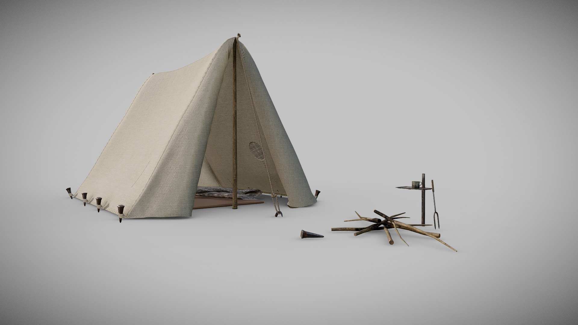 Camping Tent 3d model