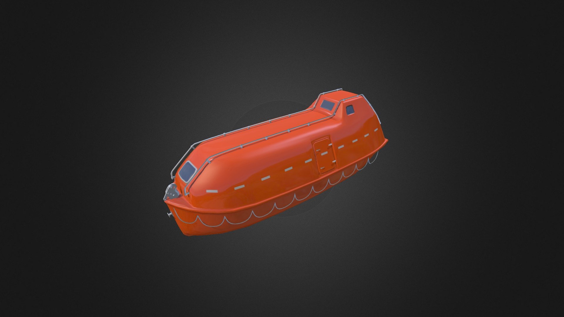 Lifeboat 3d model