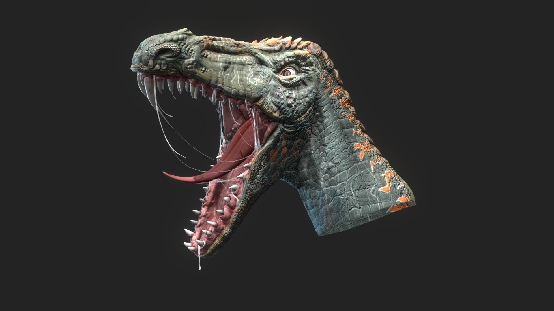 Dinosaur Head 3d model