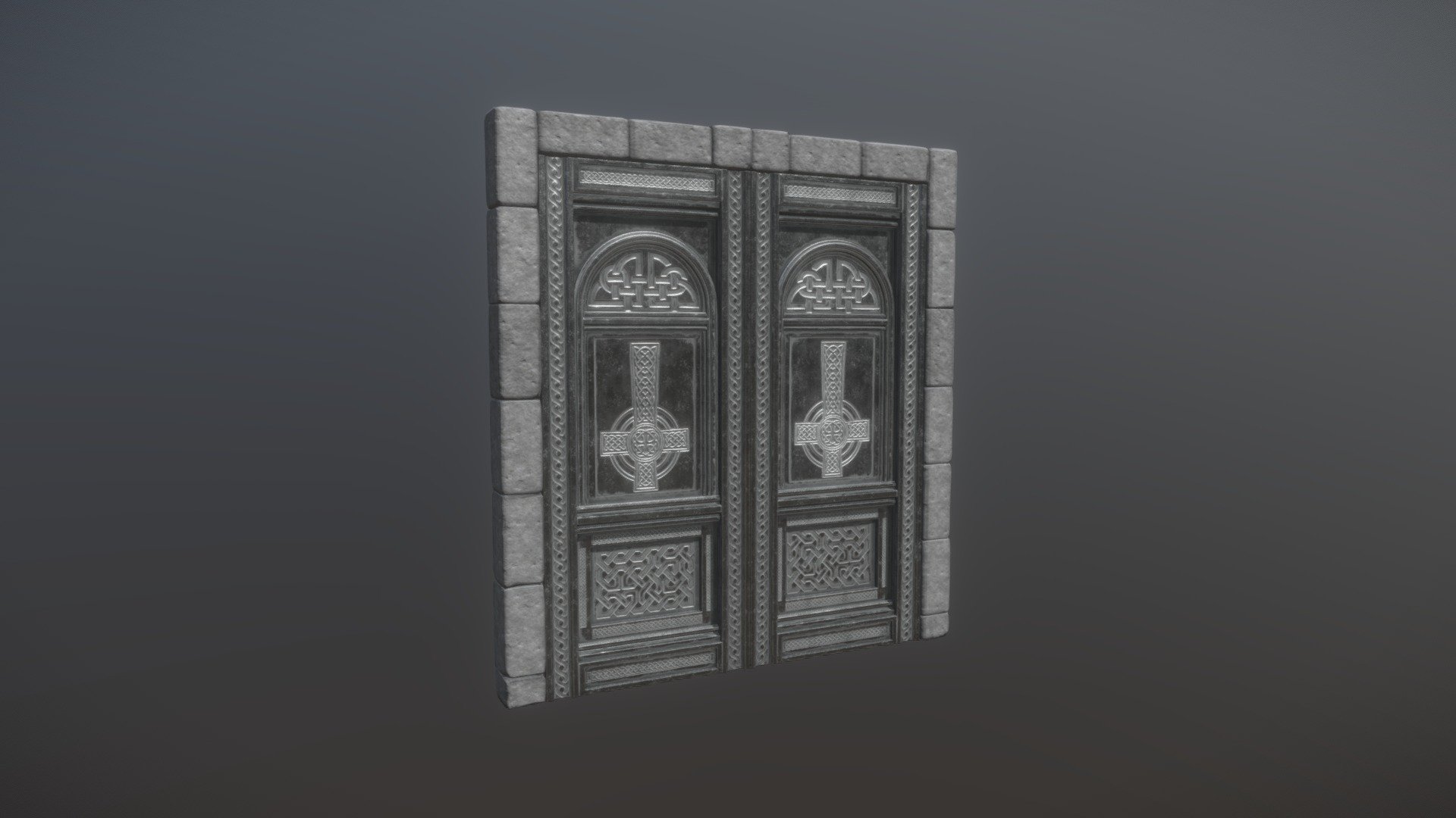 Metal Door 3d model