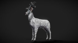 Fantasy Golden Deer