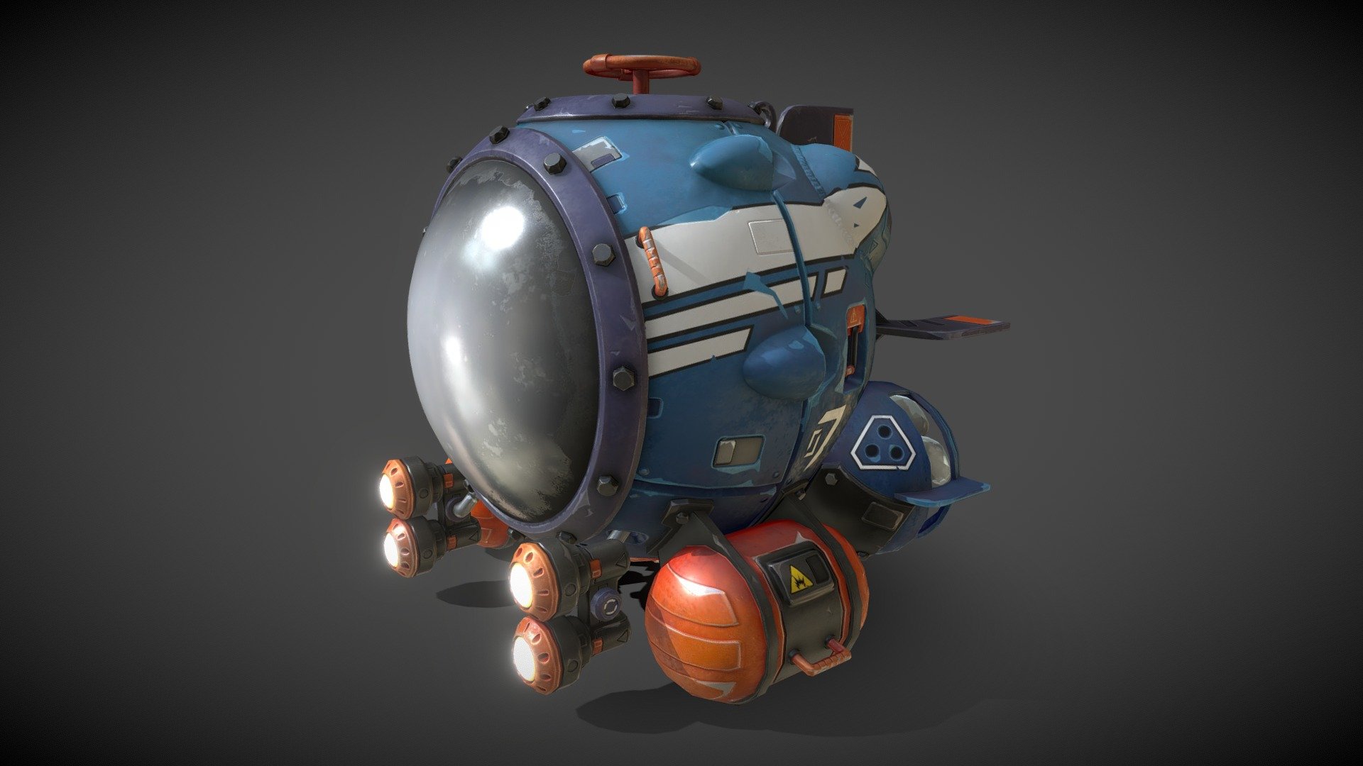 Submarine 3d model