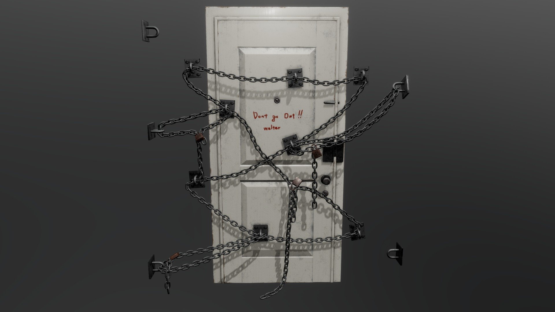 Dont go out!!(Silent Hill) 3d model