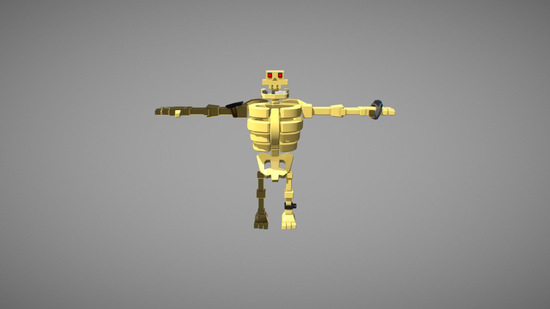 Skeletor fighter 3d model