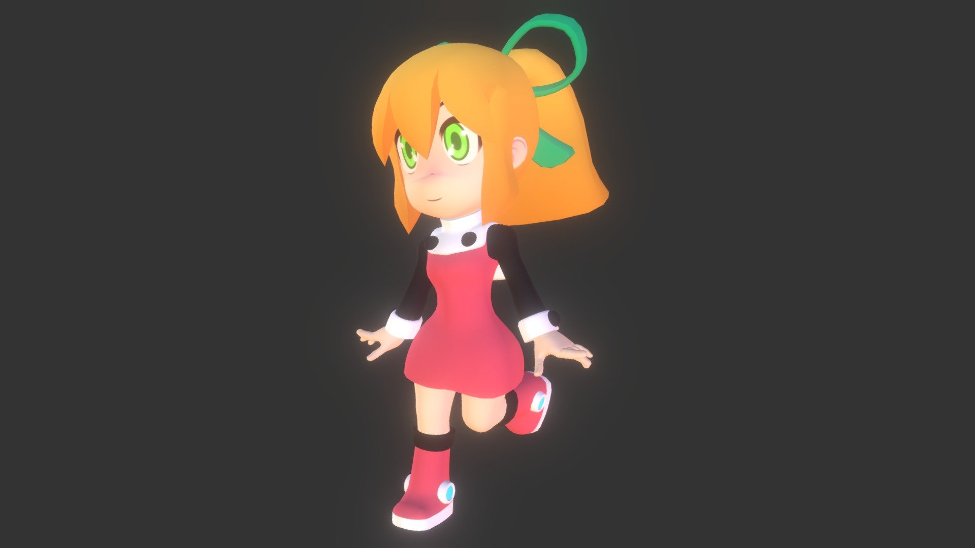 Chibi Roll 3d model