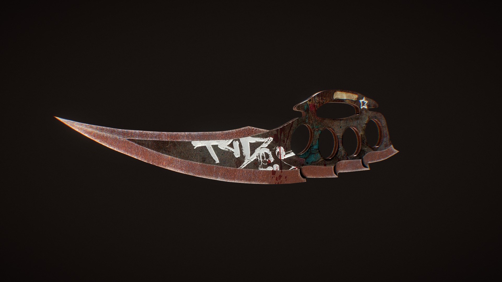 Knuckle Knife | Rebellion 3d model