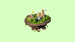 Lowpoly island