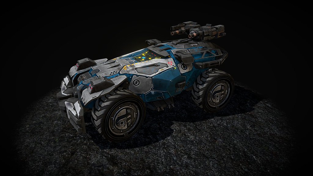 Sci Fi APC MX4 3d model