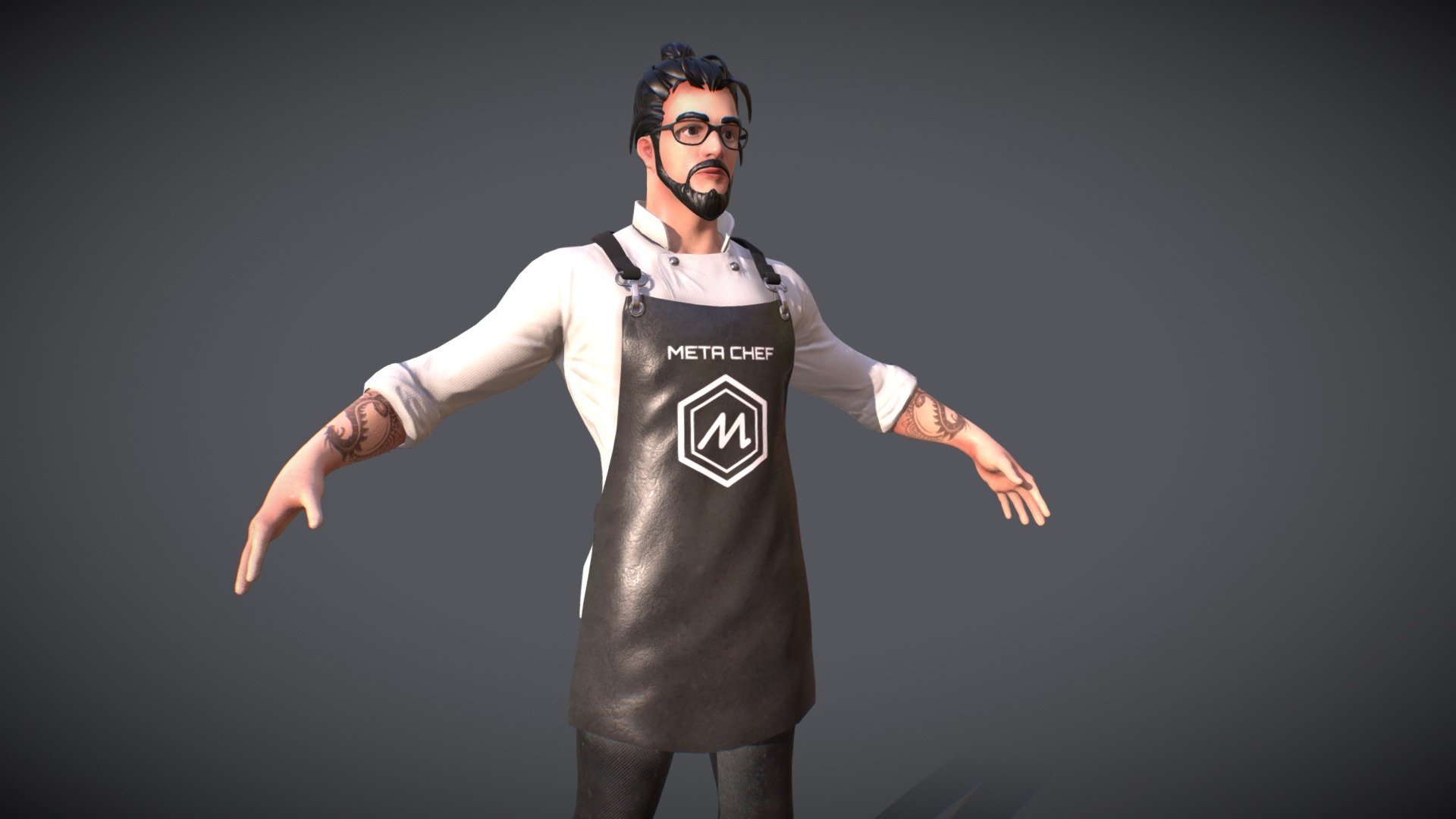 Meta Chef Cooker 3d model