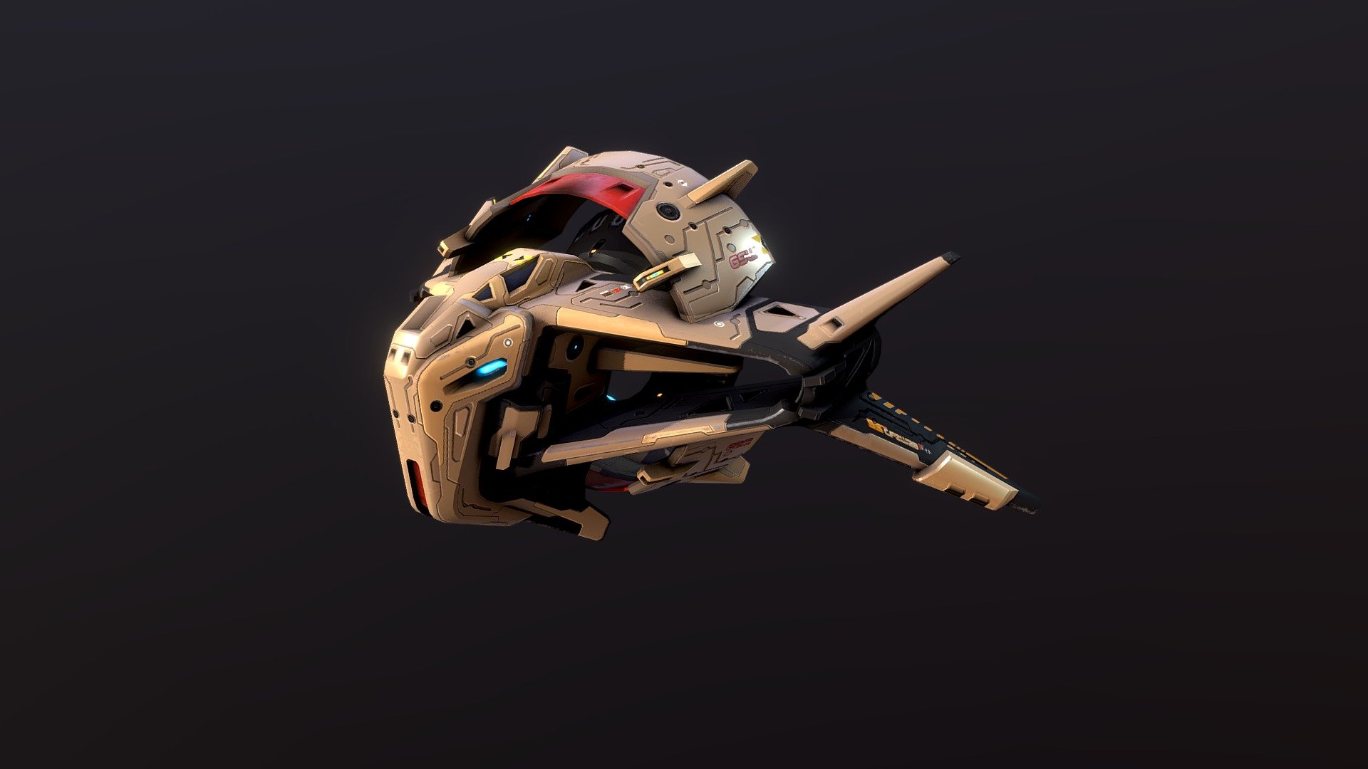 SF Bomber-DK6 3d model