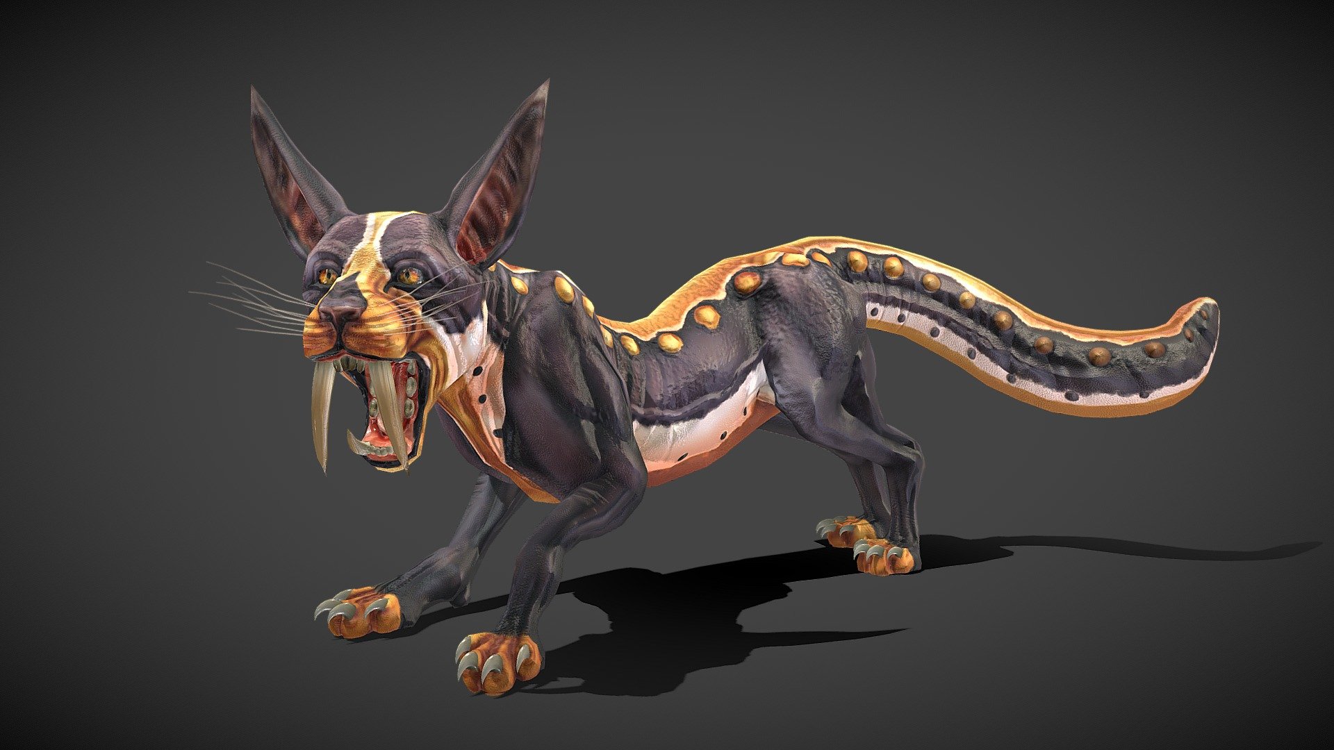 Salamander Cat 3d model