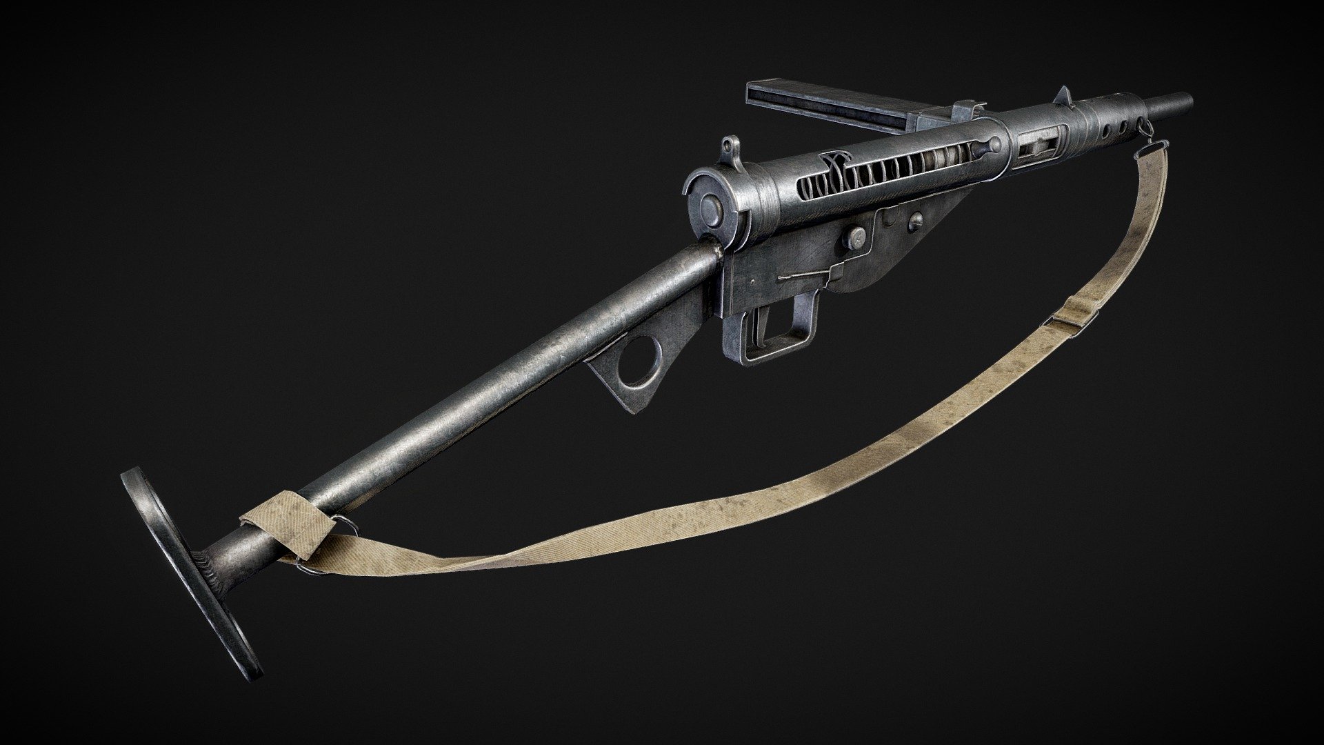 Sten MKII 3d model