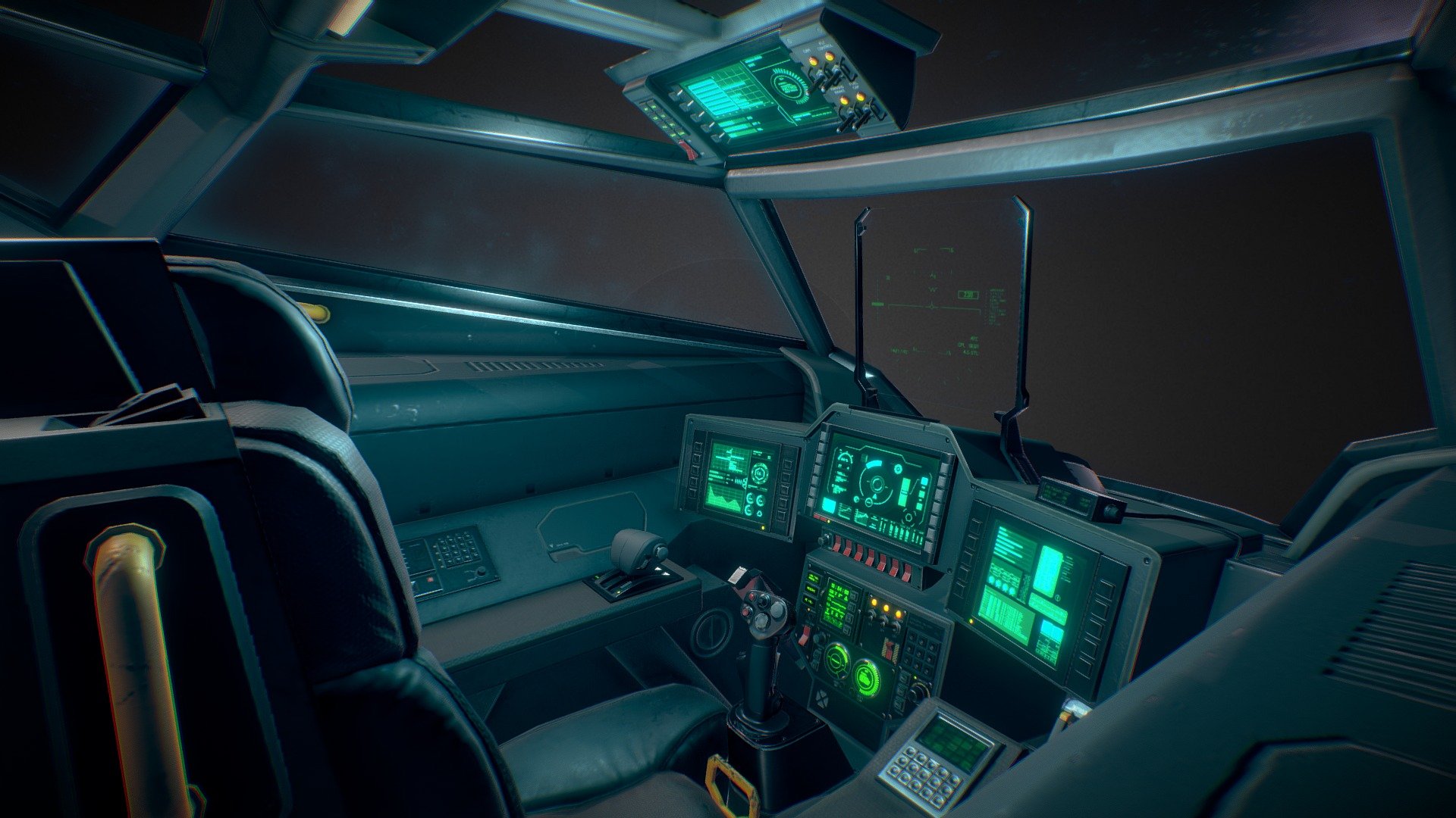 Stingray MKIII Cockpit 3d model