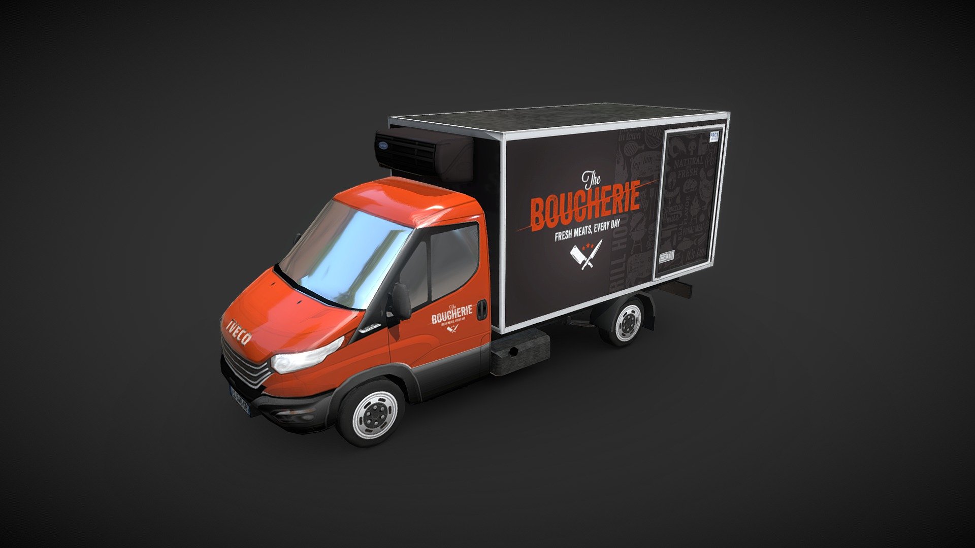 The Boucherie x Iveco Daily 3d model