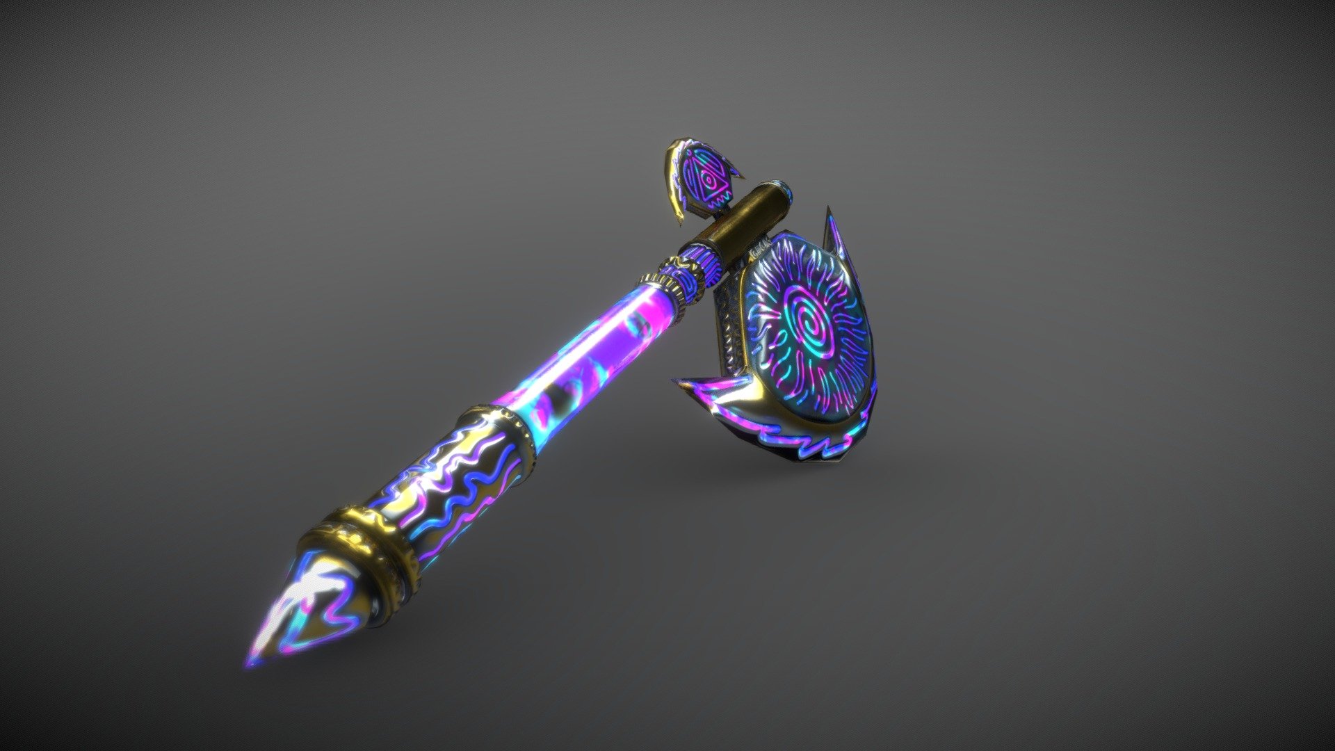 Asset Inca Axe 3d model