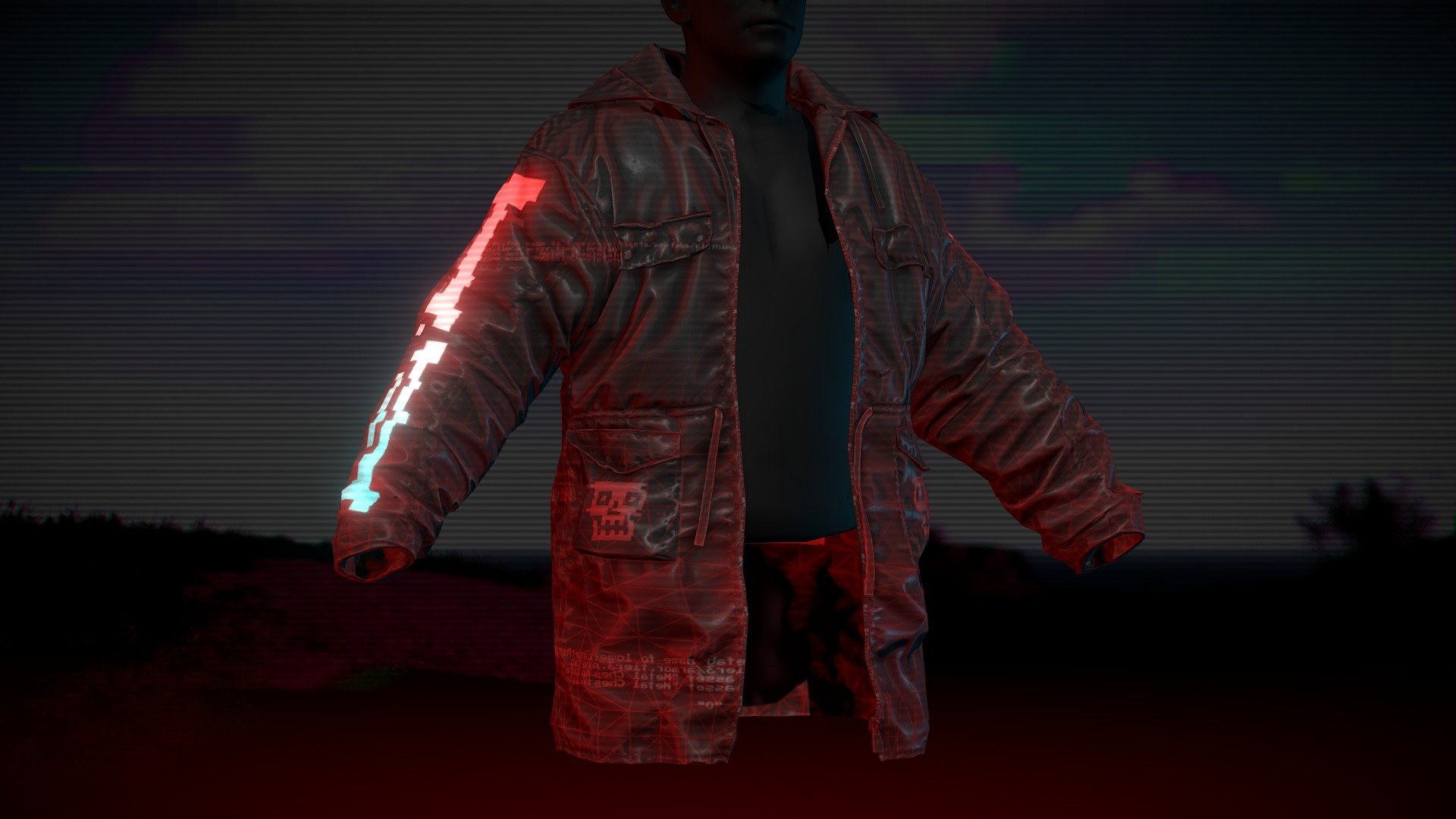 Corrupted Jacket 3d model