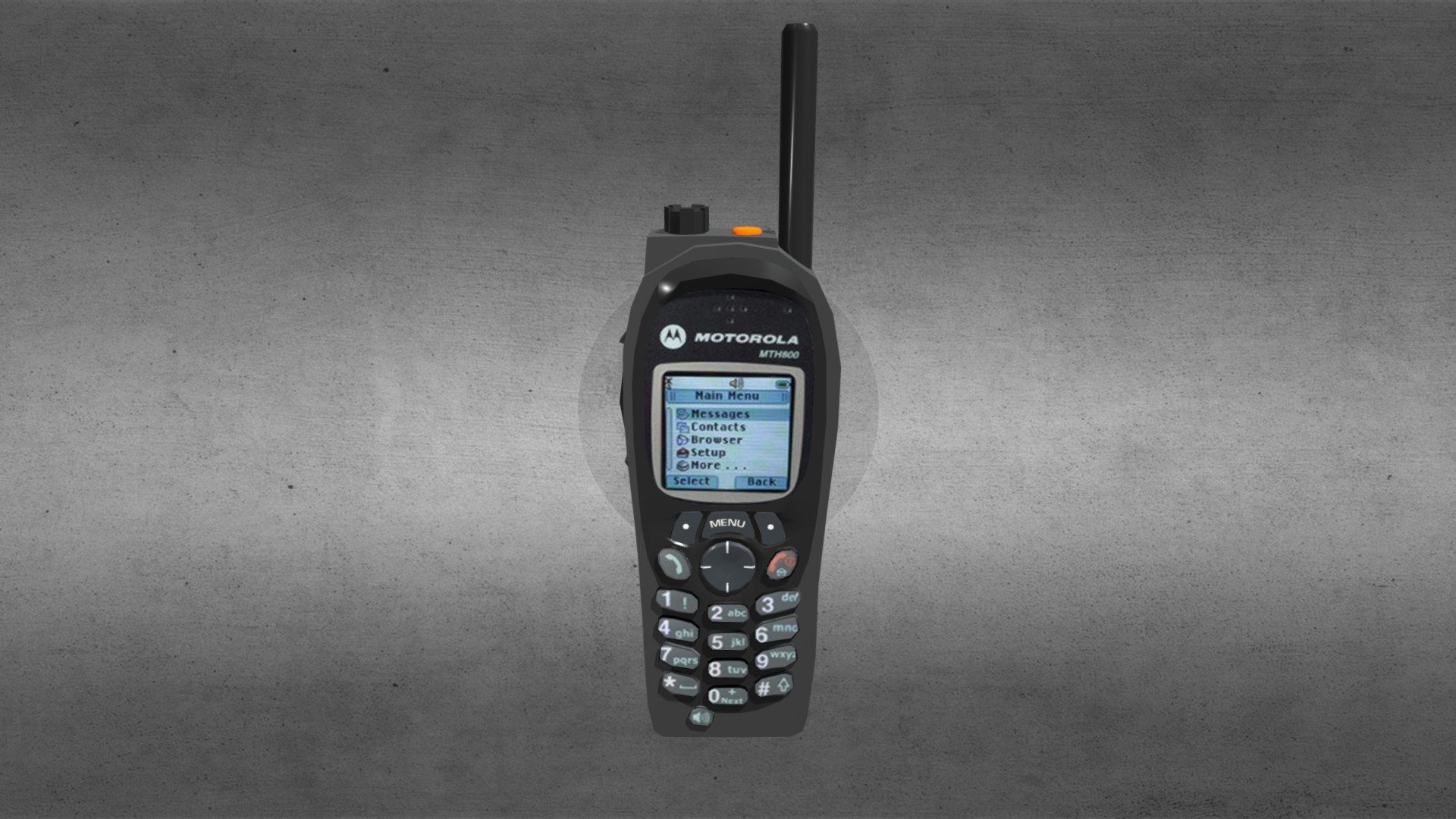 Motorola MTH800 Radio 3d model