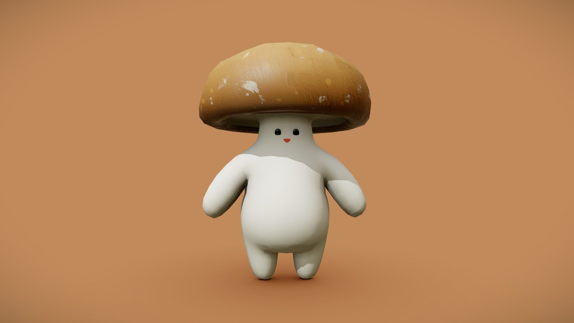 Cute Mushroomm 3d model