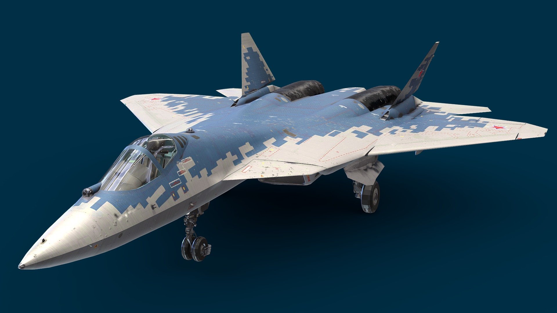 Sukhoi Su-57 Felon 3d model