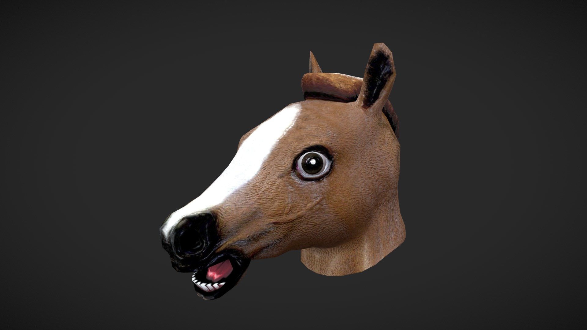 Horse mask 3d model