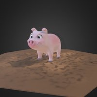 Low Poly Pig