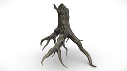 Fantasy Forest Tree Stump C