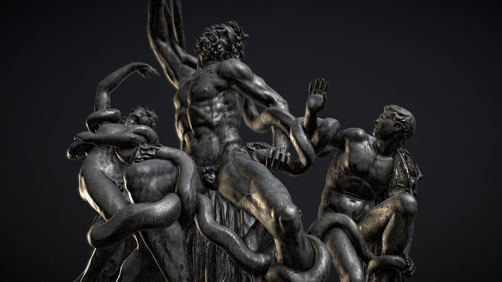 Laocoon and His Sons 3d model