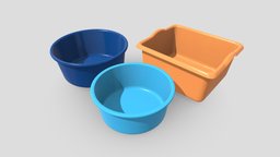 Plastic Wash Basin Pack