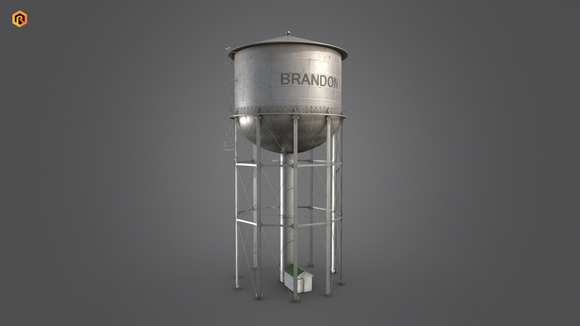 Water Tower 3d model