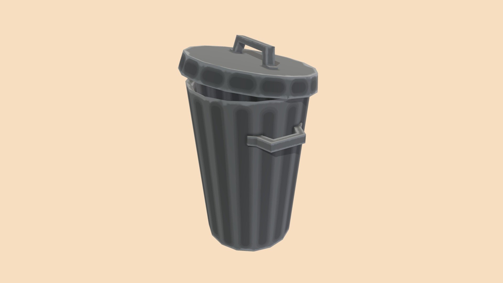 Trash Can [Parkers] 3d model