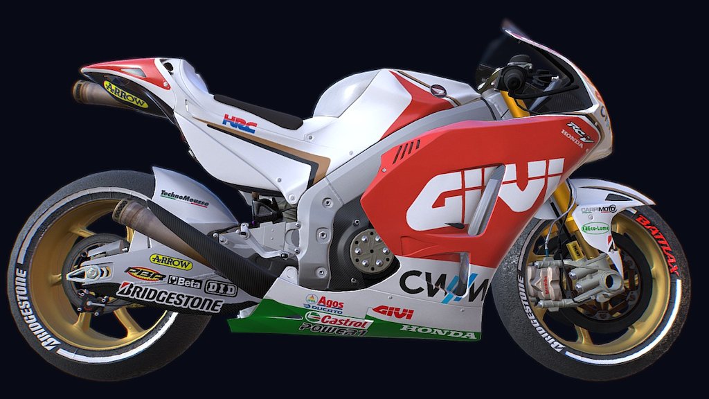 Honda RC213V 3d model