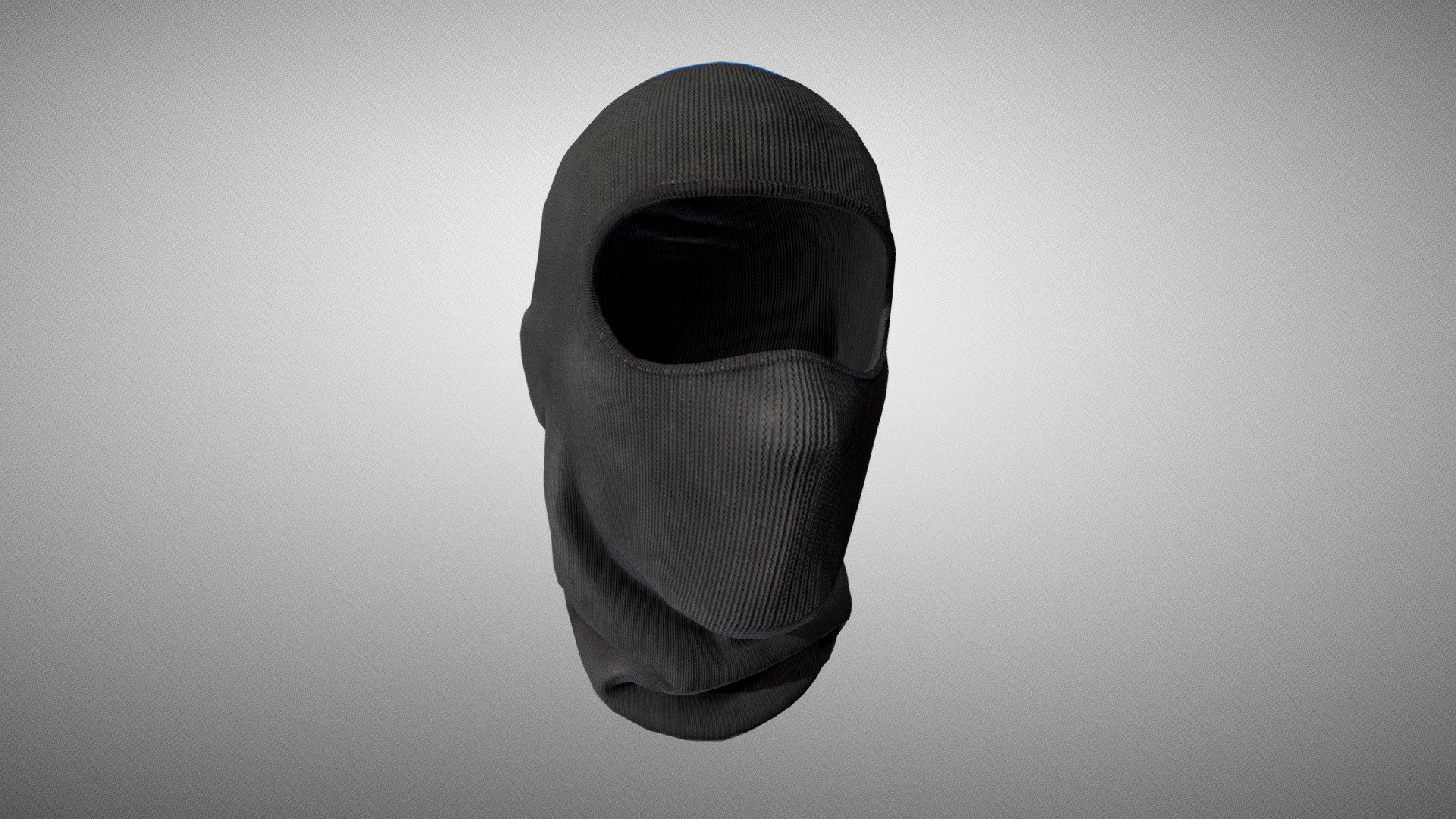 Black balaclava 3d model