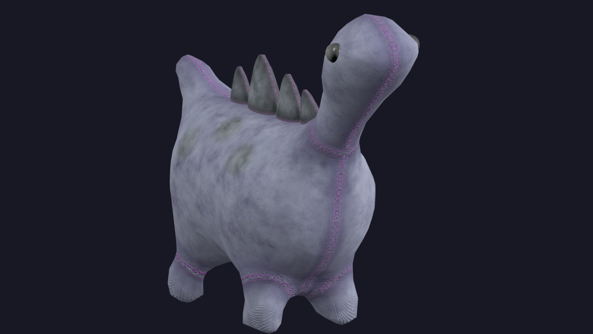 Dino Plushie 3d model