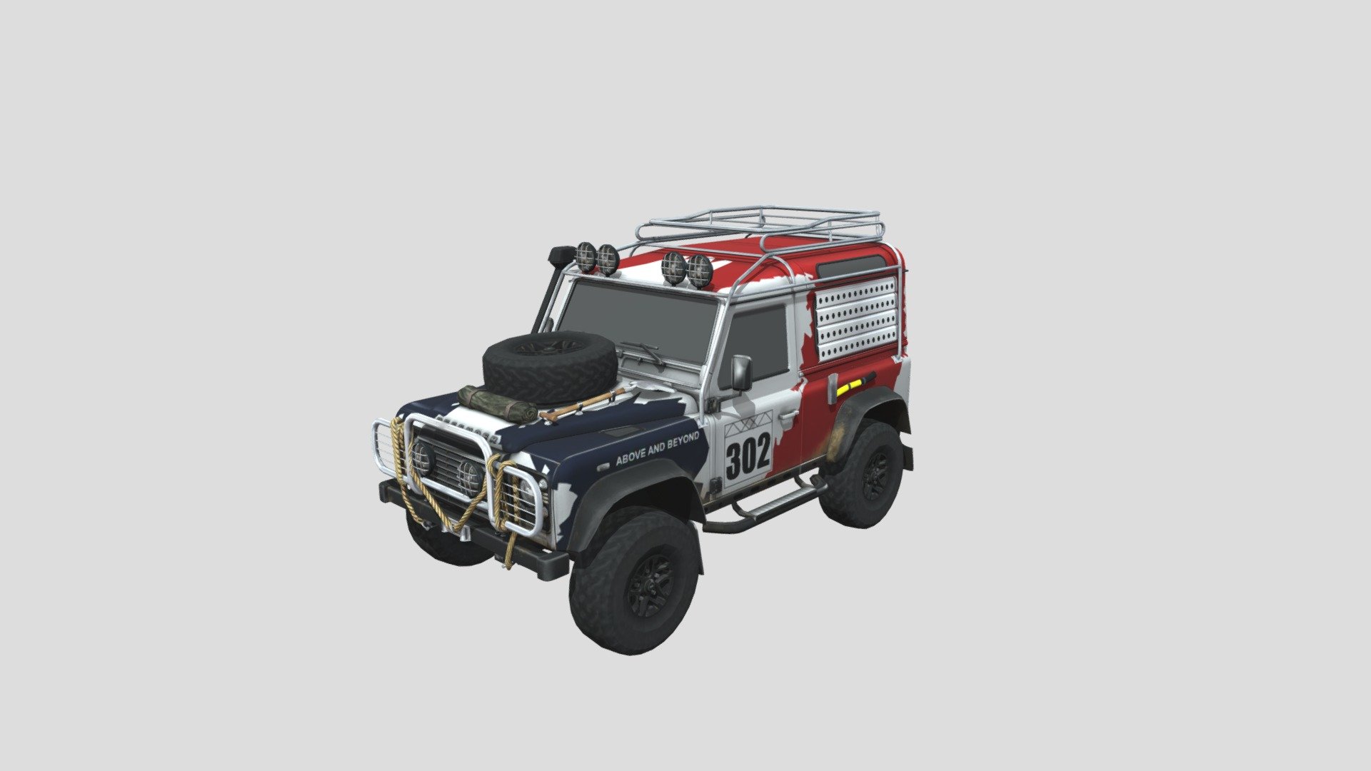 LAND ROVER DEFENDER 90 MODEL 3d model