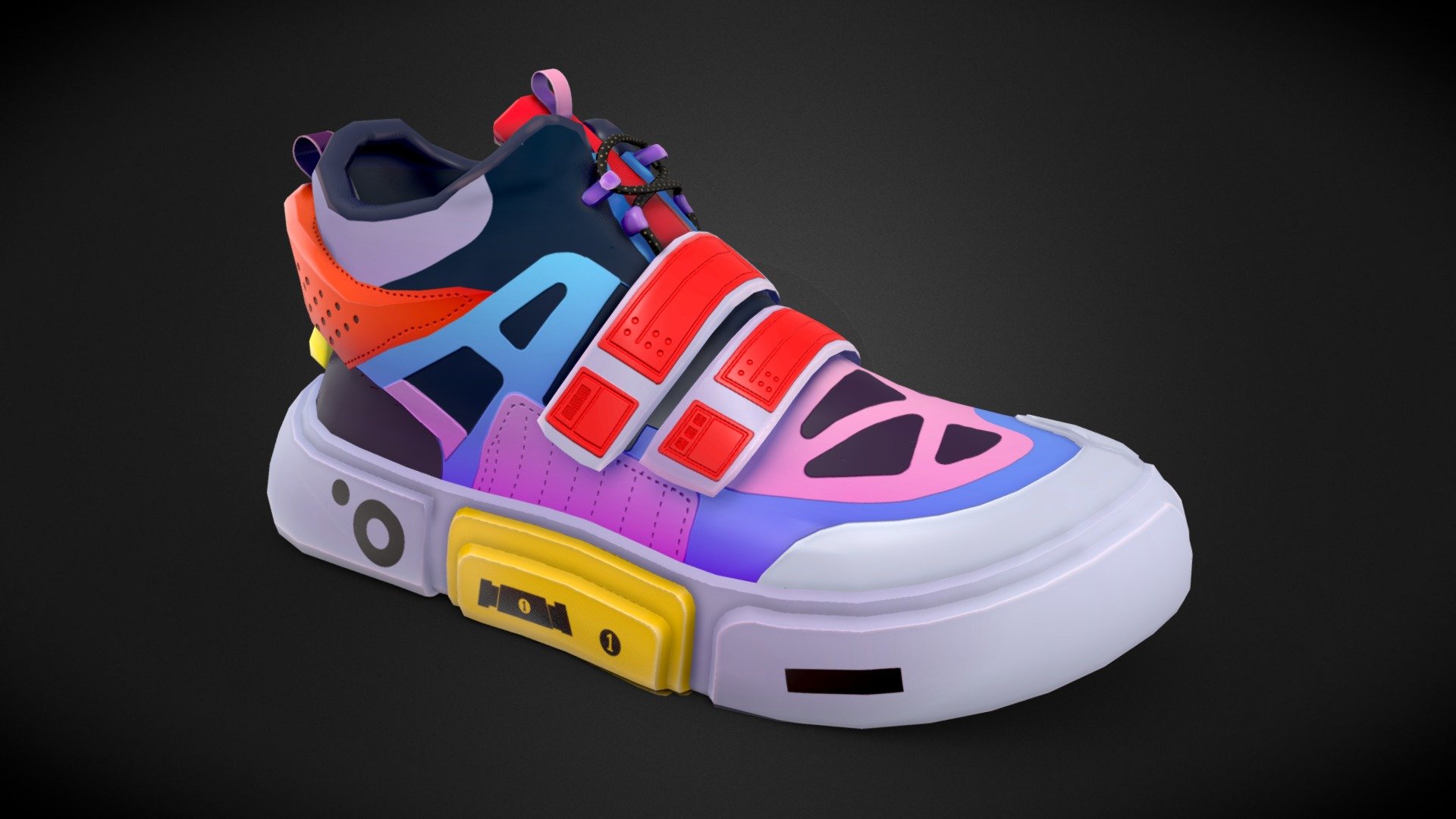 Stylized Sneaker 3d model