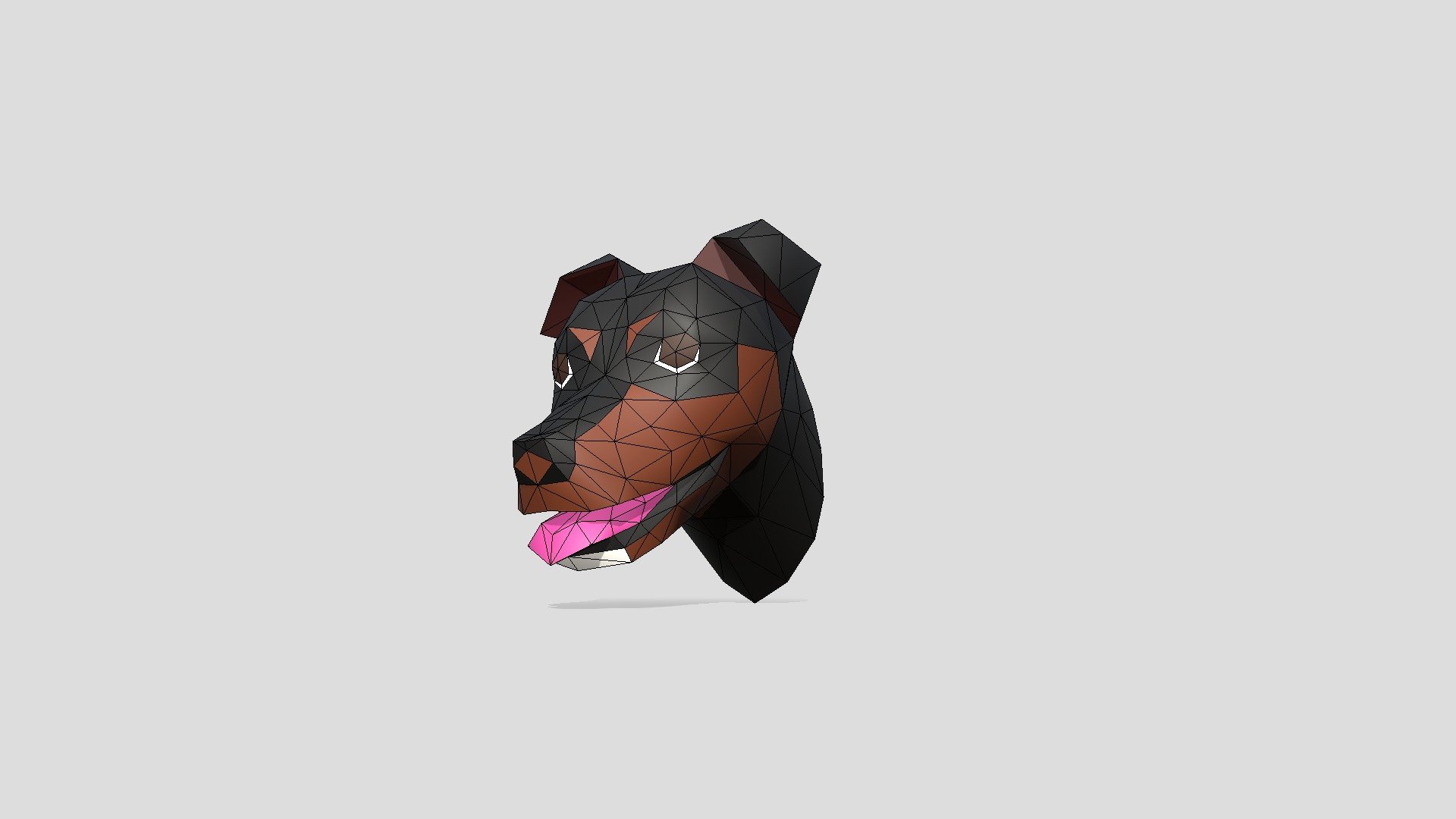 Cachorro Mixto 3d model