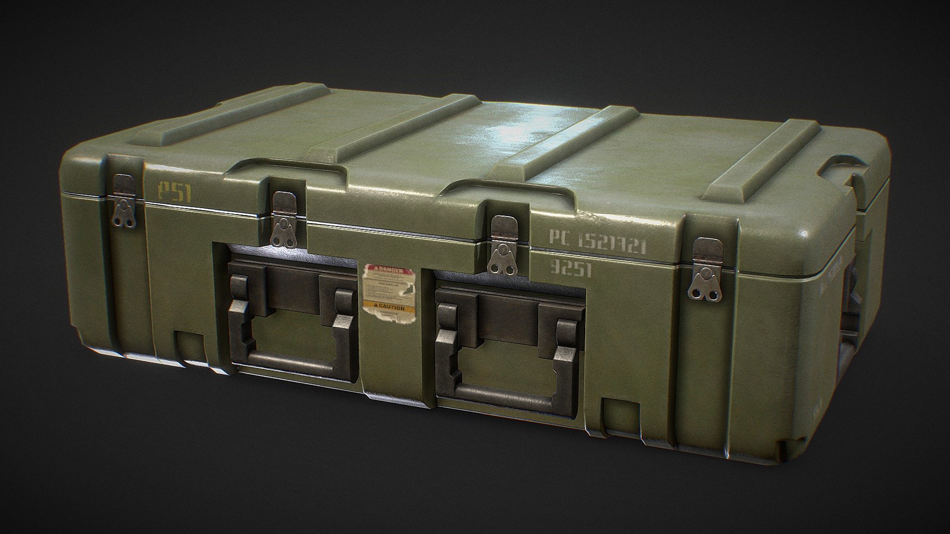 Military Chest 3d model